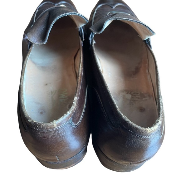 Ferragamo Mens Brown Leather Loafers size 11 - Picture 7 of 13